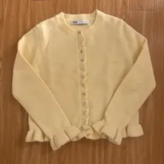 チョコホリック様 ZARA フリルニットカーディガン
