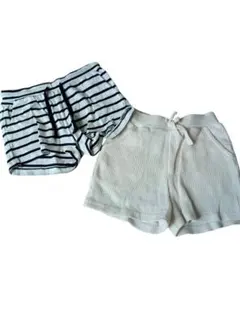 H&M バースデイ　futafutaショートパンツ 90 2着セット