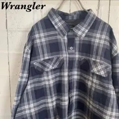 【人気】Wrangler ラングラー　シャツ　XL 長袖