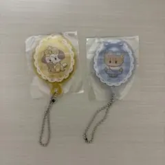 mikko アクリルミラーキーホルダー ラテ スフレ