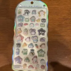【正規品】　コットンパフィーシール はぴだんぶい サンリオ