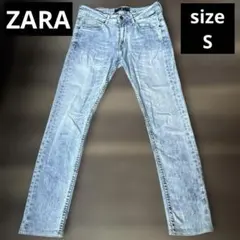 【ZARA】ストレートデニムパンツ　Sサイズ