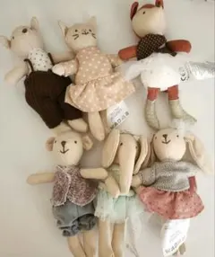 bloomingville ぬいぐるみ 人形セット アニマル