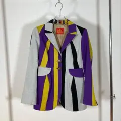 VivienneWestwood マルチストライプ ジャケット パープル0362のサムネイル