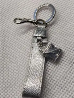 未使用品　マイケルコースシルバー キーリング　 封筒型チャーム付き　値下交渉不可