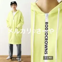 ロデオ♡ファスナーロゴフードワンピース