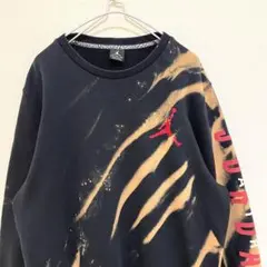 AIR JORDAN タイダイ アームロゴ ブリーチ トレーナー