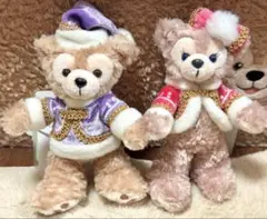 ダッフィー シェリーメイ クリスマス ぬいぐるみバッジ