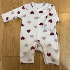 ハート柄ロンパース
