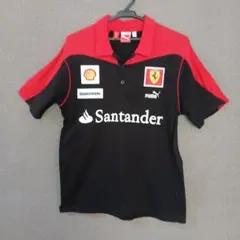 Ferrari Puma コラボ ポロシャツ 赤黒