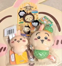 ちいかわ 北海道限定 メロン うさぎ ぬいぐるみバッジ ロリポップチョコチャーム