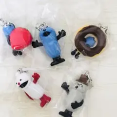 パペットスンスン めじるしアクセサリー 全５種コンプリート カプセルトイ