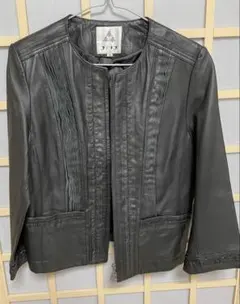 お値下げ✨ブラックレザージャケット 長袖（羊革）