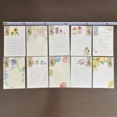 ③Hallmark 和紙レターセット 10種類