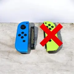 Switch Joy-Con 左側コントローラー ネオンブルー　ジャンク品