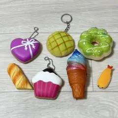 スクイーズ キーホルダー スイーツ パン