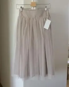 【Dejeuner】購入1万★新品★リバーシブルプリーツチュール2wayスカート