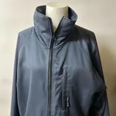 グレー ハイネック ジャケット