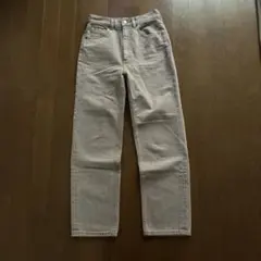GU デニムパンツ ベージュ