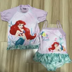 アリエル　ラッシュガード&水着セット