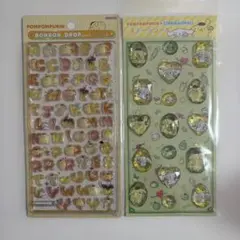 ボンボンドロップシール　ポムポムプリン　ストーンシール