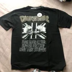 CANDY STRIPPER Tシャツ ユニオンジャック　缶バッチ付きのサムネイル