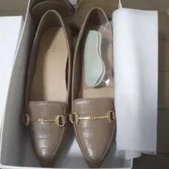 RANDA ベージュ ローファー PH31187 M新品同様