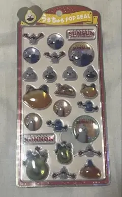 パペットスンスン　うるちゅるポップシール ノンノン　ボンボンドロップ