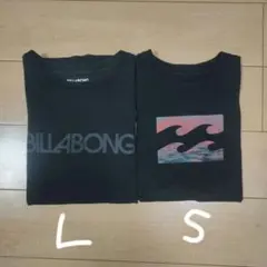 BILLABONG Tシャツ L&Sサイズ (2枚)
