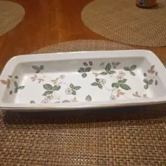 ウエッジウッド　ワイルドストロベリー　テリーヌ皿