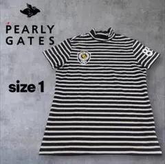 PEARLY GATES ストライプシャツ size 1