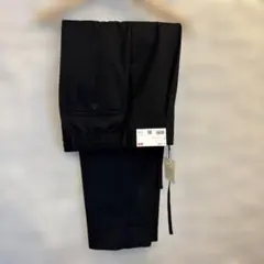 ユニクロC タックワイドテーパードパンツ　ブラック　Sサイズ 黒　新品