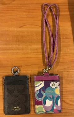 COACH シグネチャー IDケース パスケース 2個セット