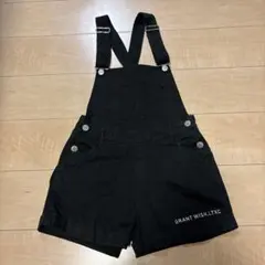 ラブトキシック　ブラックショートオーバーオール
