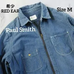 【希少RED EAR】Paul Smith ポールスミスデニムジップシャツ日本製