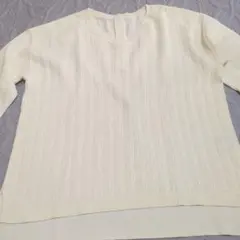 COMME CA ISM 新品 長袖 ニット ホワイトのサムネイル