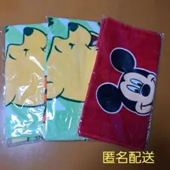 ディズニー フェイスタオル 3枚セット