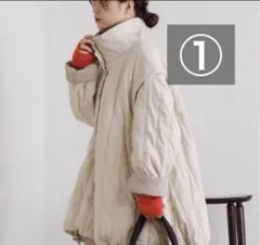 Kastane キルティングリバーシブルミドルコート