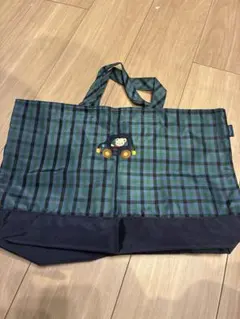 familiar チェック柄　レッスンバッグ