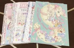 ayyjewelデザインペーパー、シンプルペーパー未使用 ayyjewel デザインペーパー 折り紙 60枚セット おすそ分け