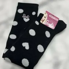 Barbie バービー　ハイソックス ソックス　靴下　19〜24cm 黒