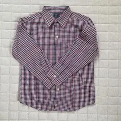 IZOD キッズ 長袖チェックシャツ S(6/7)