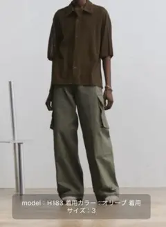 soerte ソエルテ　ワイドストレートミリタリーカーゴパンツのサムネイル
