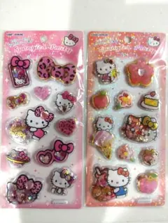 正規品　キティ　スパンコールパーティーシール　サンリオ　シール