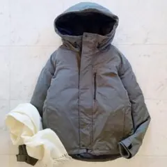 アーバンリサーチサニーレーベル　フーディーダウンジャケット　カーキ