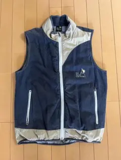 go slow caravan ゴースローキャラバン ベスト ネイビー