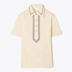【TORY BURCH 】チュニック　パフォーマンス ポロシャツ　イエロー XS
