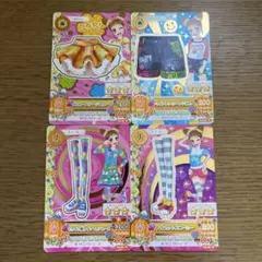 アイカツカード　4枚セット　ポップ　有栖川おとめ