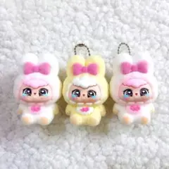きぐるみバニー　パステルシスターズ　フロッキーマスコット　3個セット