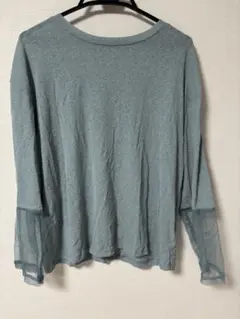 レディース　長袖 トップス 透け感あり　シアー　未使用　流行　値下げ　即購入OK